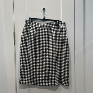 gingham dior skirt vintage 10-12